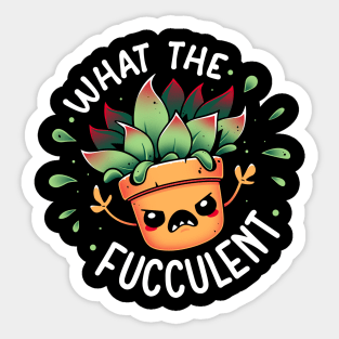 Raging Succulent - Fucculent Plant Sticker